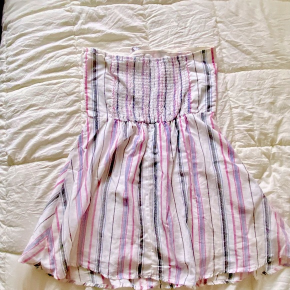 Love Fire Pattern/Striped Beach Dress Size Large - Picture 4 of 6
